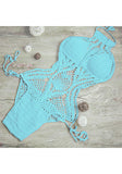 Mint Halter Crochet Monokini